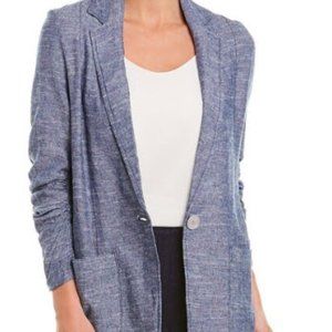 Max Studio Linen-Blend Jacket